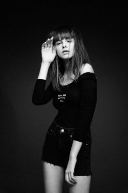 şık çekici kadın