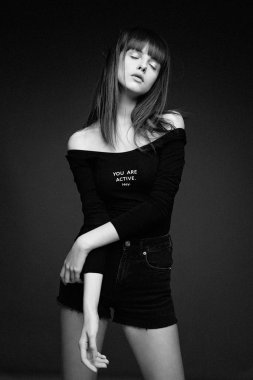 şık çekici kadın