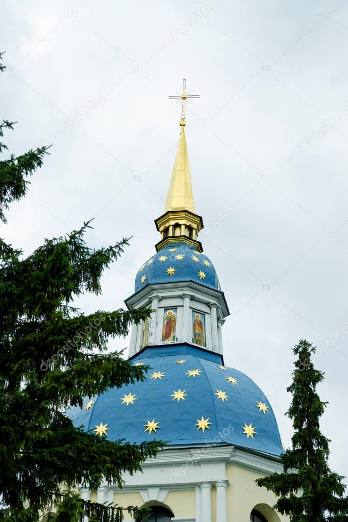 Vydubitsky monastery of the dome in Kiev