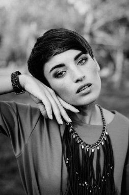 muhteşem bir kadın portresi