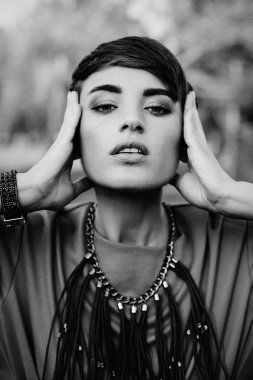 muhteşem bir kadın portresi