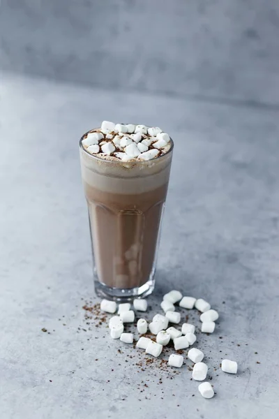 Bebida de cacao con malvaviscos — Foto de Stock