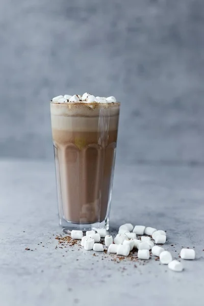 Bebida de cacao con malvaviscos — Foto de Stock