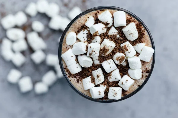 Bebida de cacao con malvaviscos — Foto de Stock