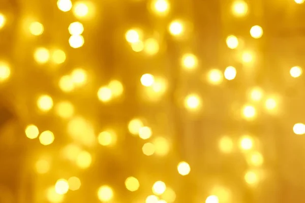 Abstract Festive Golden Bokeh Background Christmas Background — Stock Photo, Image