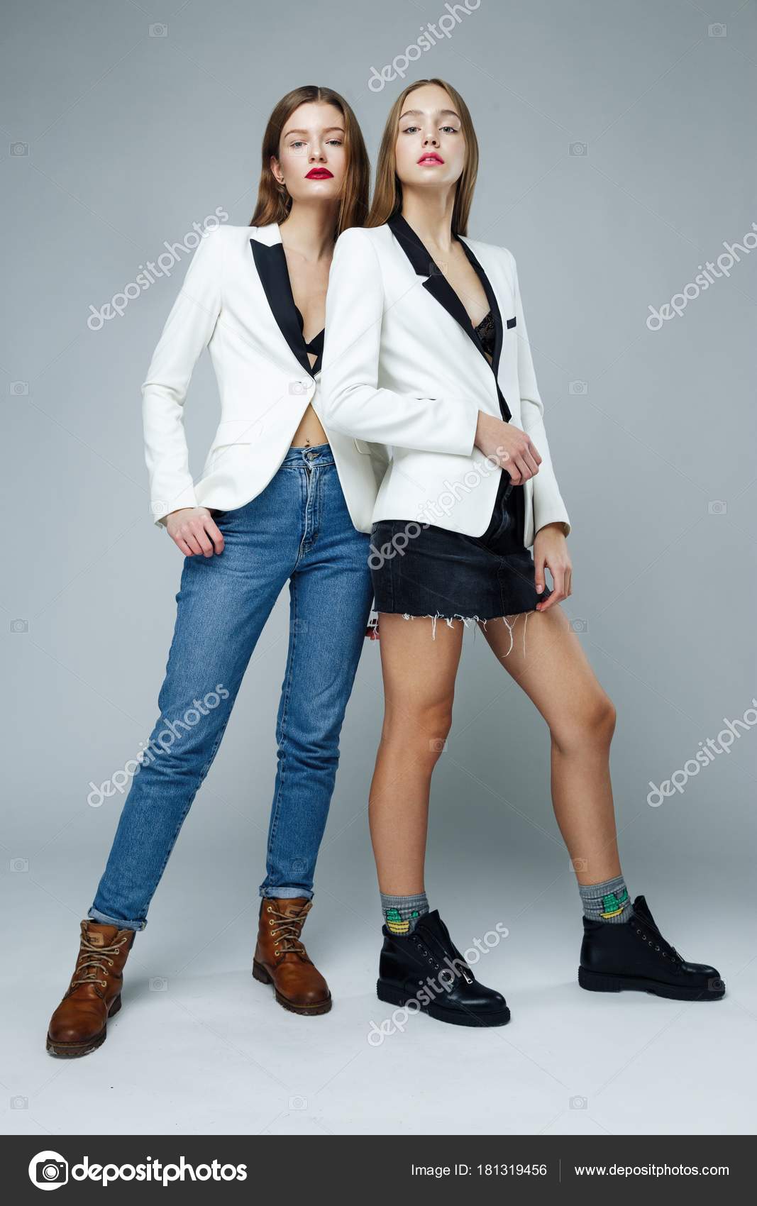 Free image: confident duo: symmetric fashion shoot with two head-to-head  models - Premium Free AI Generated stock photos - Free image: confident  duo: symmetric fashion shoot with two head-to-head models - Premium