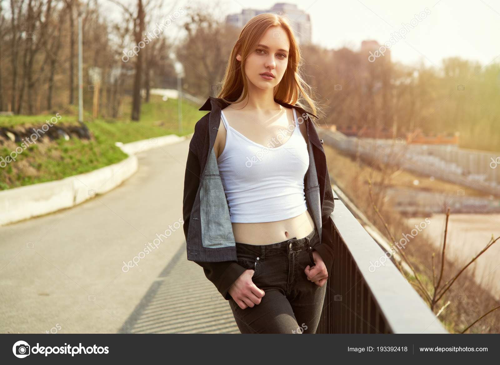 Premium Photo  Young beautiful girl wears casual clothes and