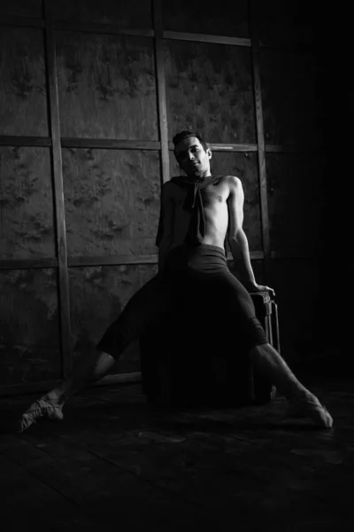 Beau Jeune Danseur Studio — Photo