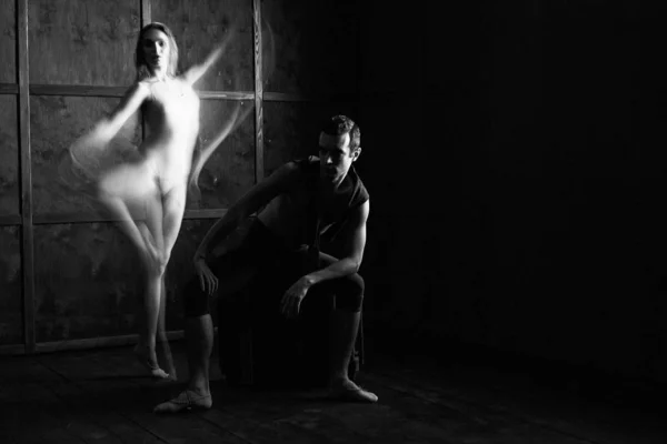 Danseurs Ballet Dans Performance Artistique — Photo