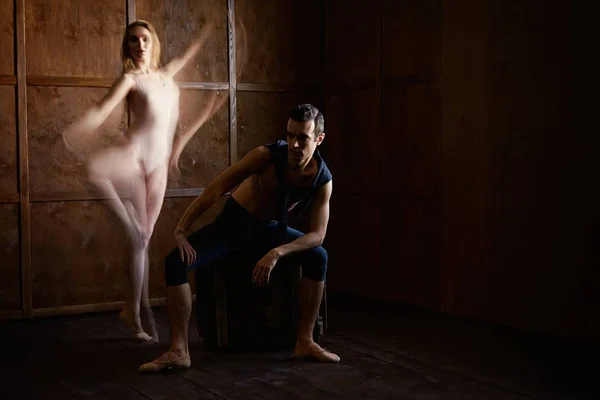 Balletttänzer Der Kunst Performance — Stockfoto