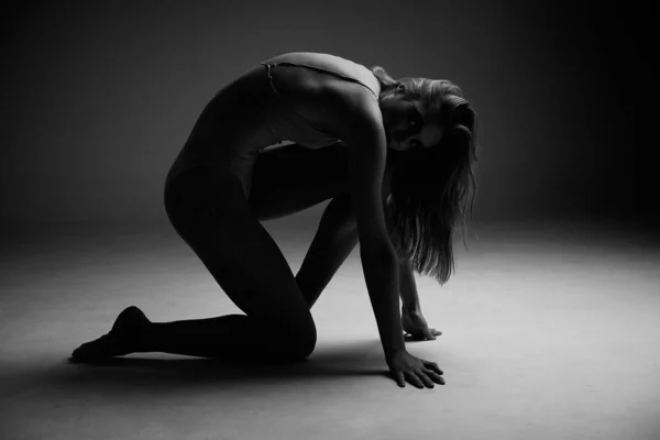 Hinreißende Athletische Frau Body — Stockfoto
