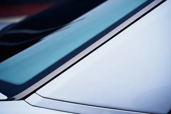 modern car detail close-up view