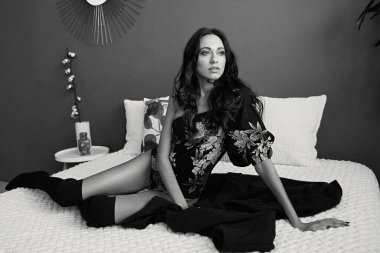 Genç, muhteşem manken pozu 