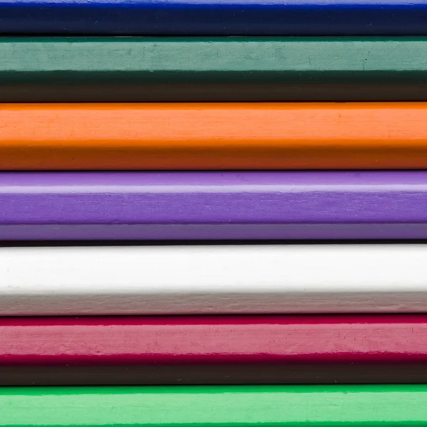 Kolorowy ołówek, kredki, powrót do koncepcji szkoły — Zdjęcie stockowe
