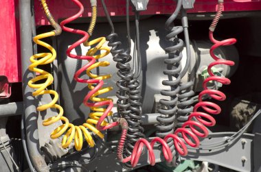 kamyon'ın teller yakın çekim