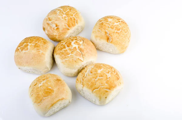 Conjunto de rolos de pão — Fotografia de Stock