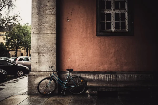Cykelställ vägg — Stockfoto