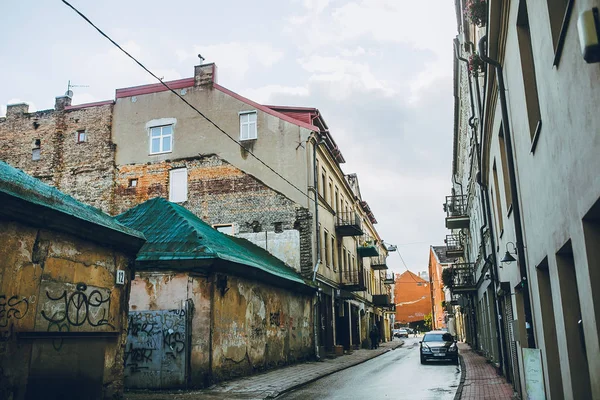 City streets with architecture and buildings — Stock Photo, Image