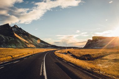 Panoramik dağ yolu