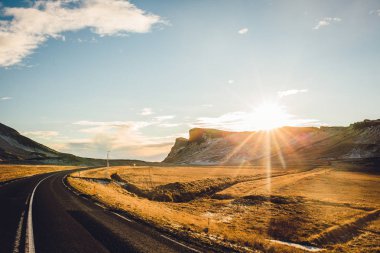 Panoramik dağ yolu