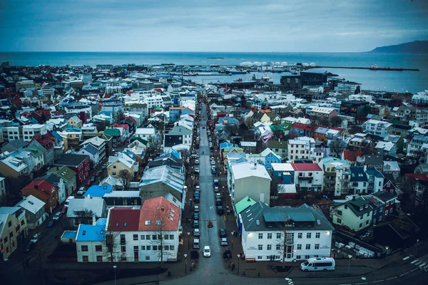 Reykjavik arquitectura de la ciudad — Foto de Stock
