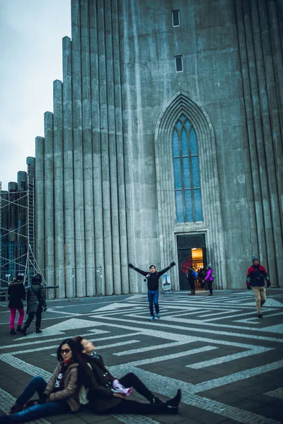 Reykjavik Lutheran Kilisesi — Stok fotoğraf