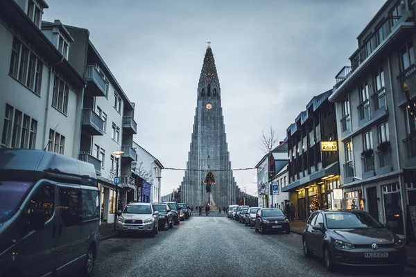 Luteránský kostel Reykjavík — Stock fotografie