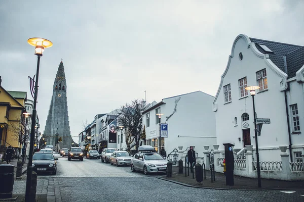 Lutherische Kirche von Reykjavik — Stockfoto