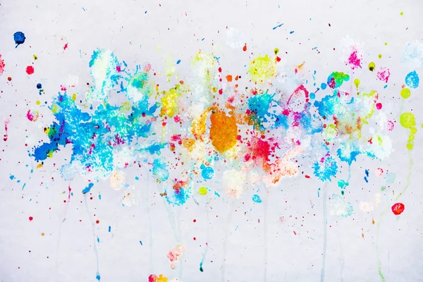 Watercolor blots on paper — Stock Photo, Image