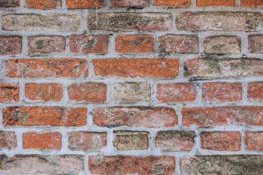 Kırmızı tuğla duvar dokusu