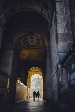 güzel tarihi Dresden şehir güneşli anda Almanya