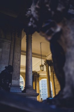 güzel tarihi Dresden şehir güneşli anda Almanya