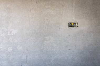 precat beton duvar, outlet elektrik w elektrik soketi delik