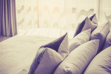 yastık yatak modern yatak odası tarzında kümesi