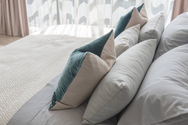 yastık yatak modern yatak odası tarzında kümesi