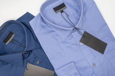 Erkekler için yeni iş gömlek yakın çekim 