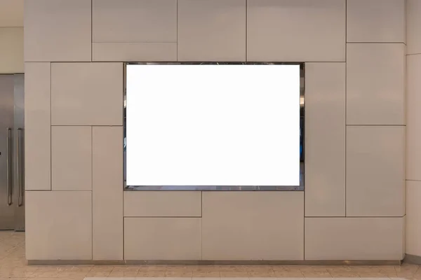 Blank billboard for advertising poster — Stock Photo, Image