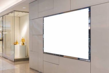 boş billboard reklam afiş için