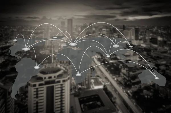 connection and network system concept