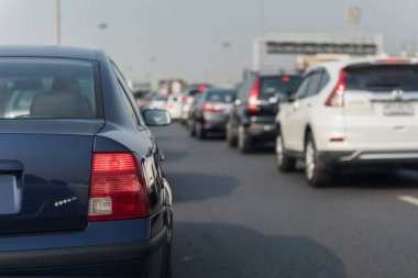 trafik reçel araba otoyol yolda sıra ile acele saat