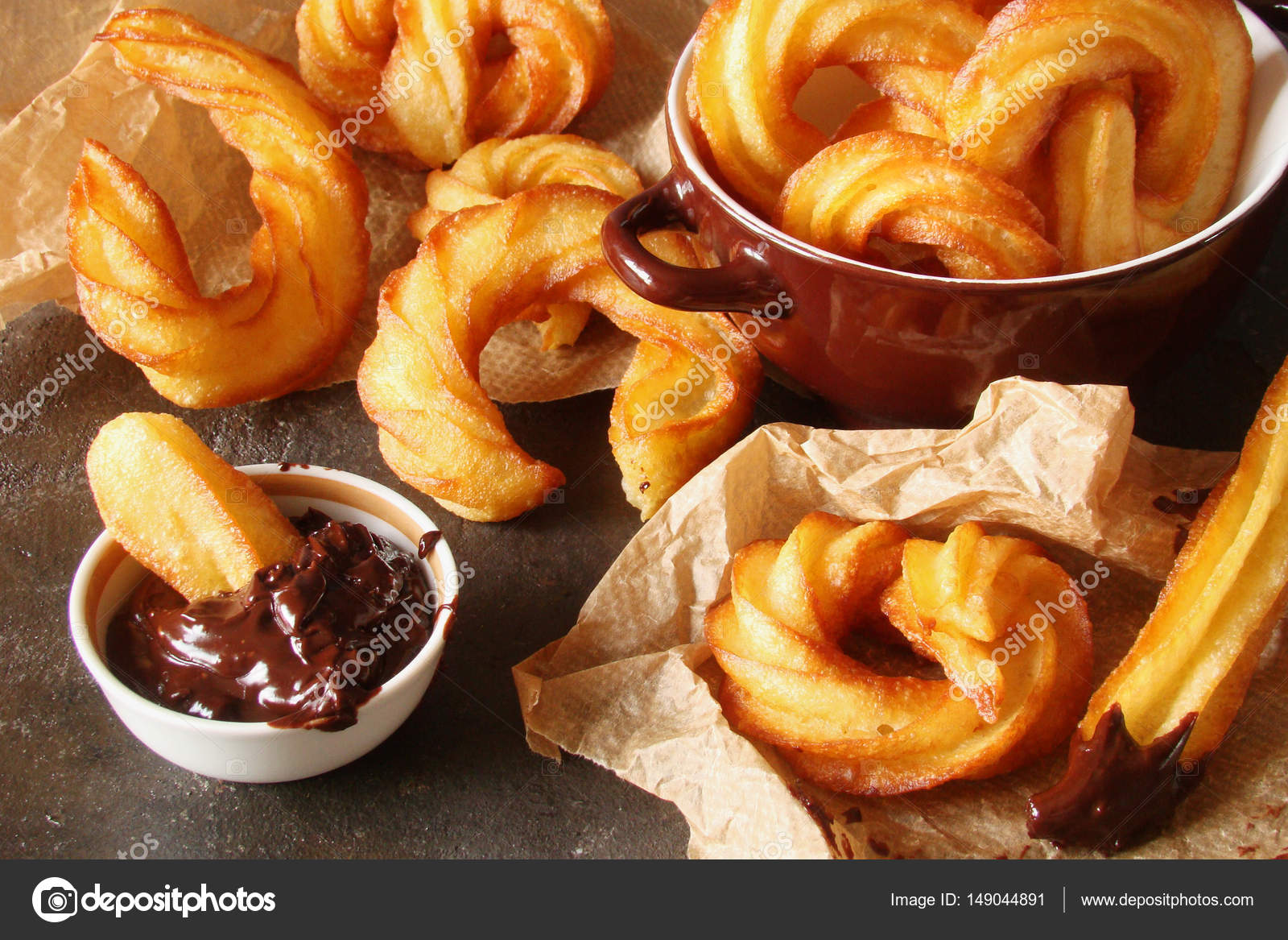 churros med choklad