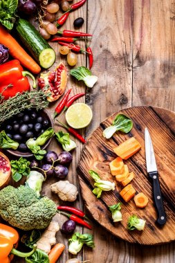 sebze ve meyveler, otlar - yemek, sağlıklı yaşam için maddeler