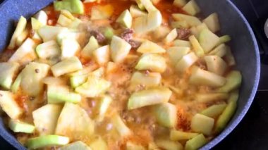 Yemek sebze, food 4k video