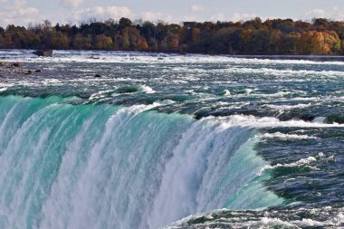 İnanılmaz güçlü Niagara Şelalesi ile güzel arka plan