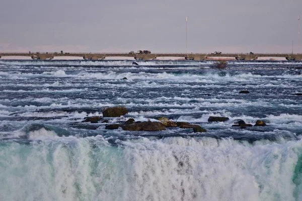 Красиве тло з дивно потужний Ніагарський водоспад — стокове фото