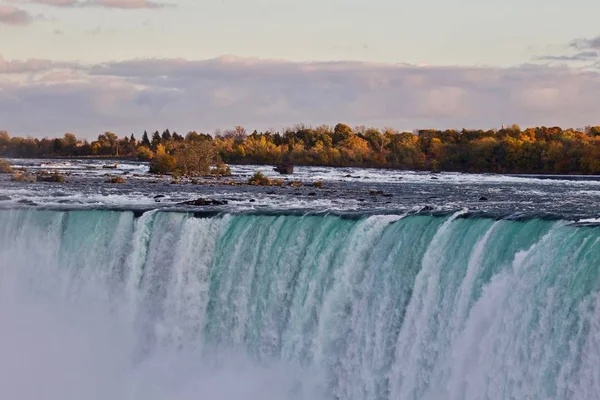 Vacker Bakgrund Med Fantastiska Niagara Vattenfall — Stockfoto