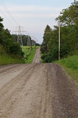 Tepeler ile inanılmaz bir yolun izole fotoğraf