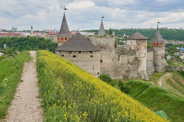 Старая Каменец-Подольская крепость — стоковое фото