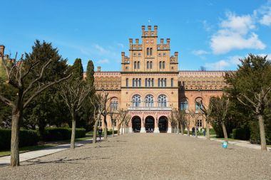 Chernivtsi National University. Residence of the Metropolite clipart