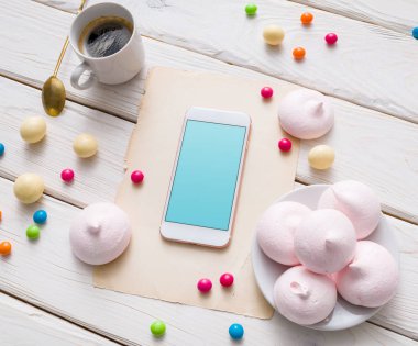 Mock-up Smartphone renk tatlılar arasında